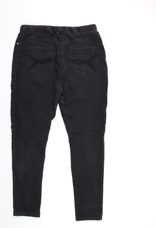 Preworn Womens Black Denim Jegging Jeans Size 30 in L30 in