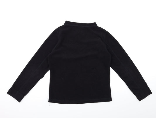 PSL Womens Black Fleece Pullover Jumper Size 10