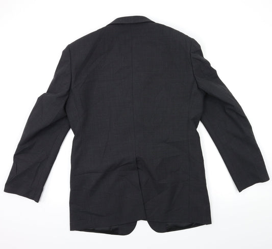 Charlton Grey Mens Grey Jacket Suit Jacket Size 38
