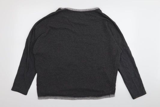 Boux Avenue Womens Grey Pullover Jumper Size 12