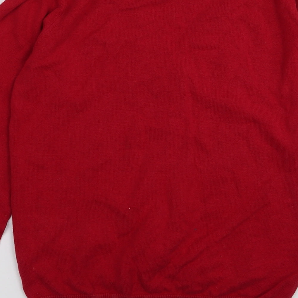 Nutmeg Girls Red Cardigan Jumper Size 12-13 Years - School Cardigan
