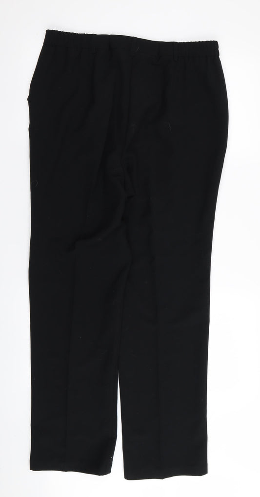 Preworn Womens Black Trousers Size 32 in L31 in