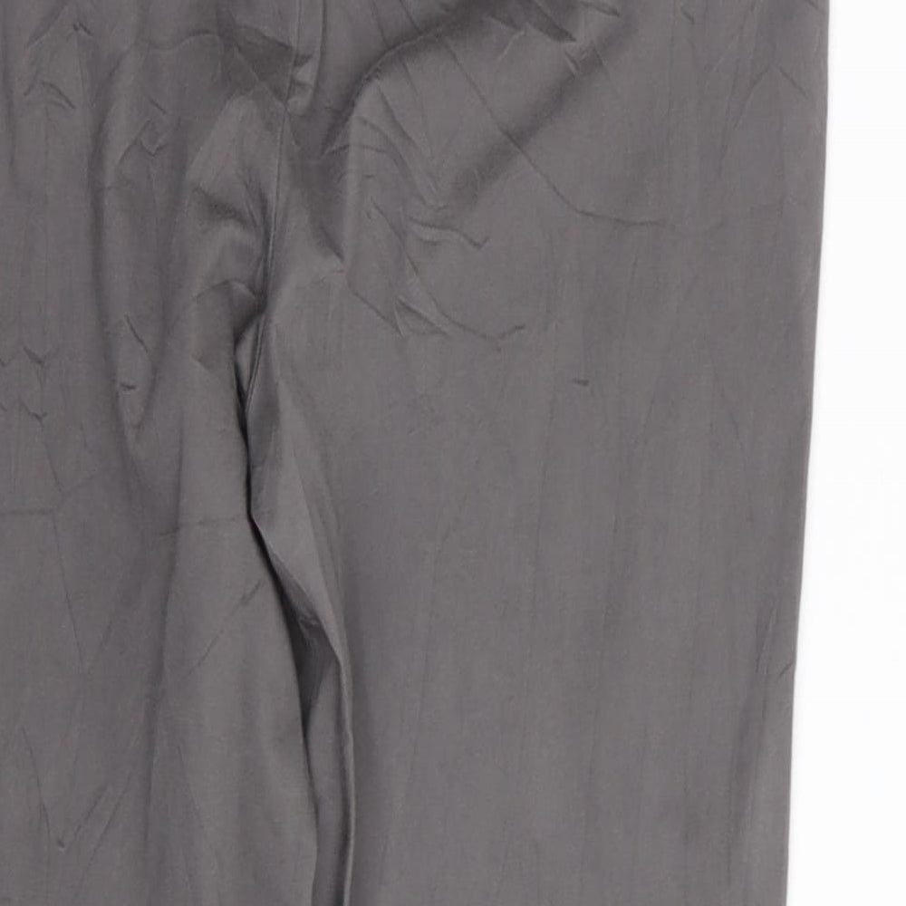 M&S Womens Grey Trousers Size 12 L25 in