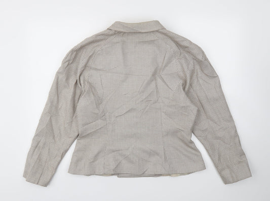 ADDITIONS Womens Ivory Jacket Blazer Size 16