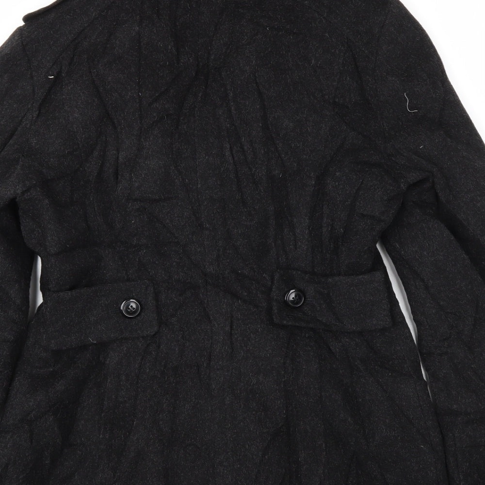 PLANET Womens Black Jacket Coat Size 8
