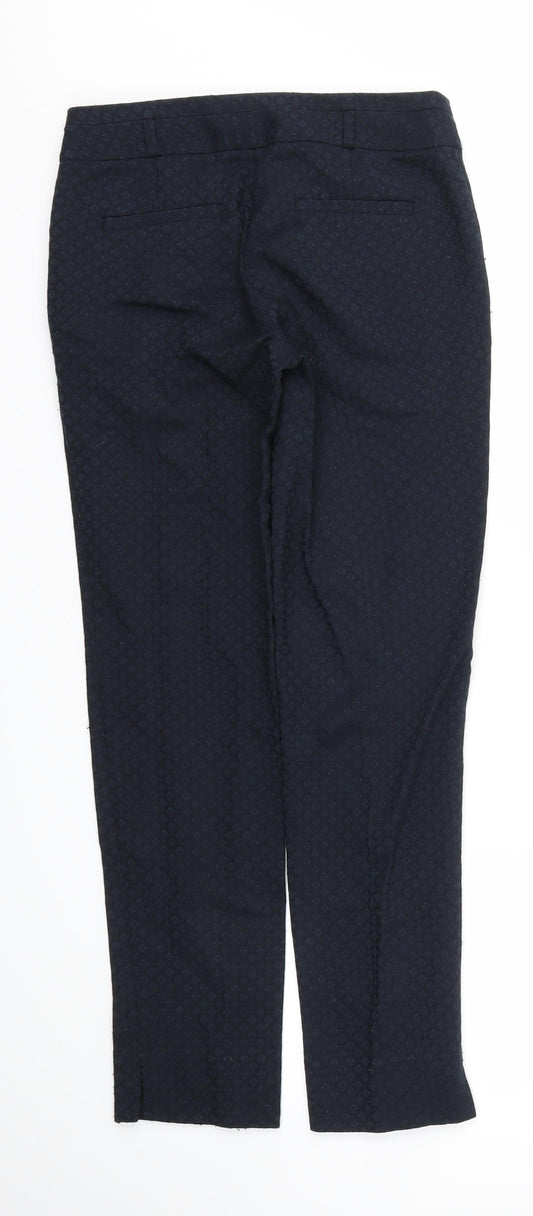 Wearhouse Womens Blue Trousers Size 6 L28 in