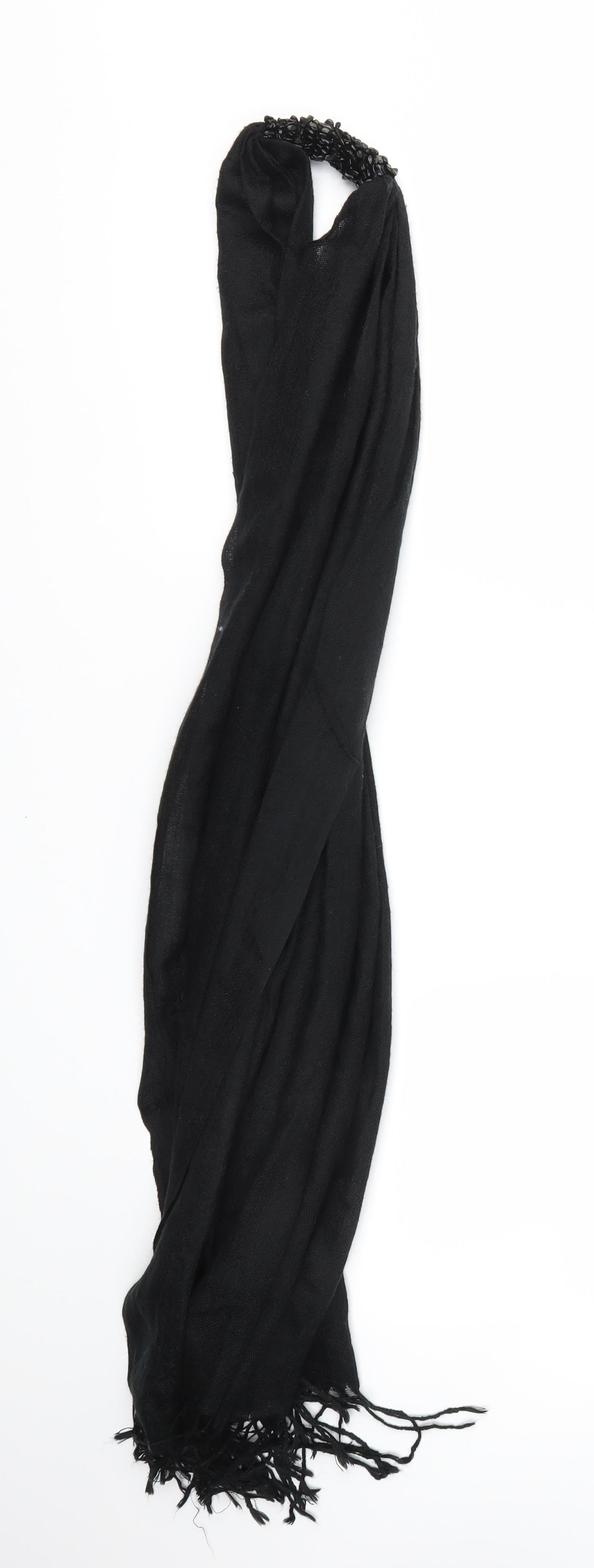 Preworn Womens Black Scarf