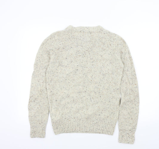 Revolution Womens Beige Pullover Jumper Size S
