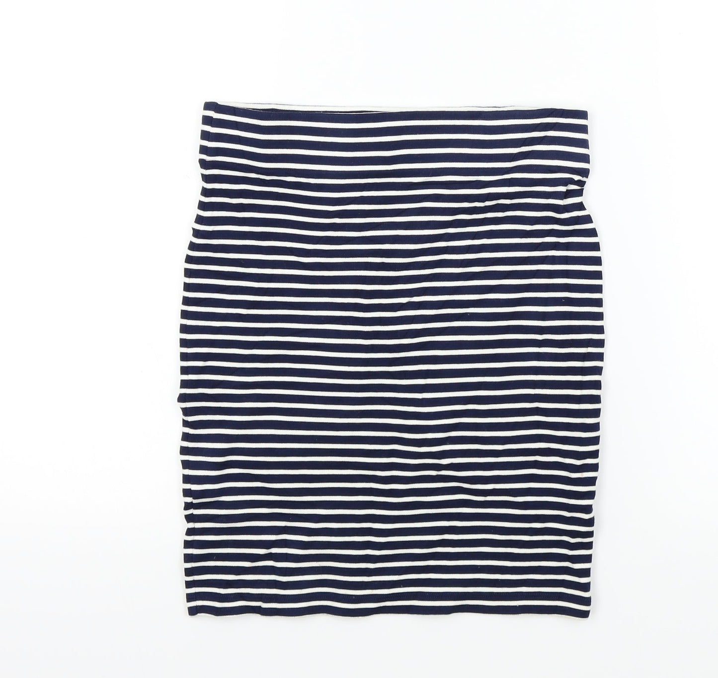 Jack Wills Womens Blue Striped A-Line Skirt Size 6