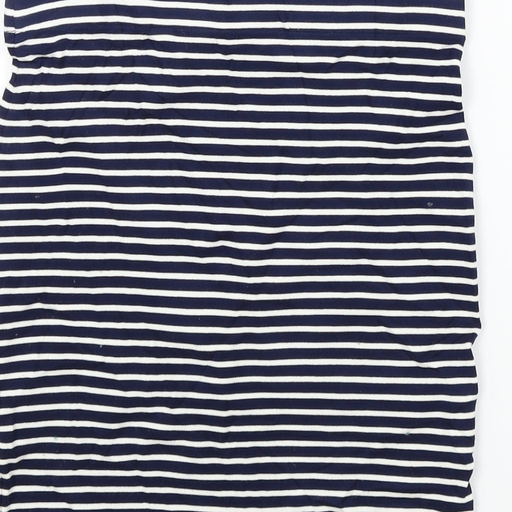 Jack Wills Womens Blue Striped A-Line Skirt Size 6