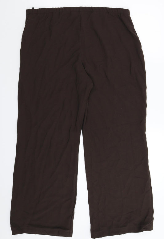 Marks and Spencer Womens Grey Trousers Size 18 L29 in