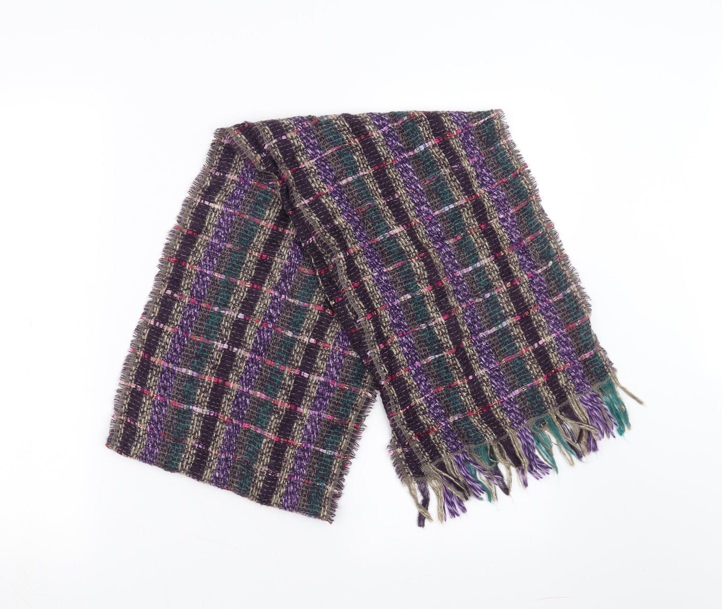 Marks and Spencer Womens Multicoloured Striped Scarf