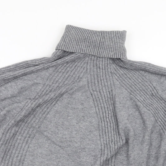 Preworn Womens Grey Cape Jumper One Size