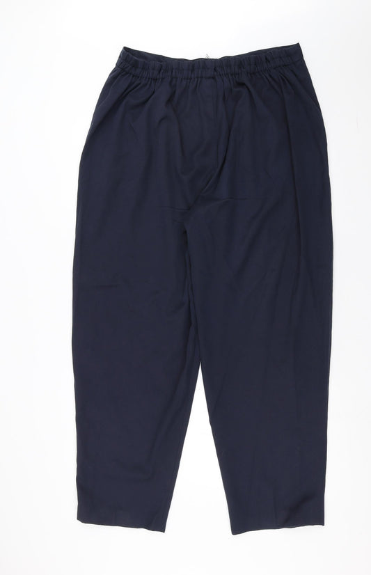 essense Womens Blue Trousers Size 24 L29 in