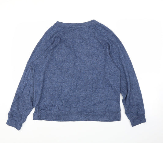 New Look Womens Blue Pullover Jumper Size M