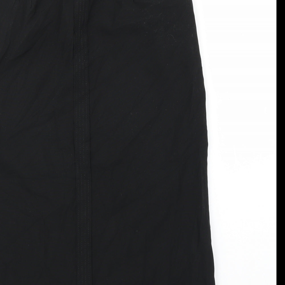 M&S Womens Black Straight & Pencil Skirt Size 12