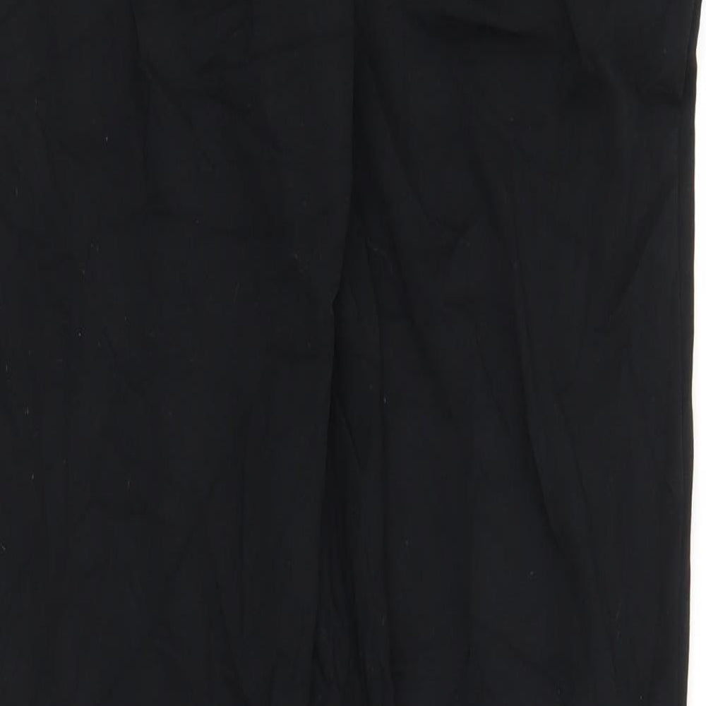M&S Womens Black Trousers Size 10 L29 in