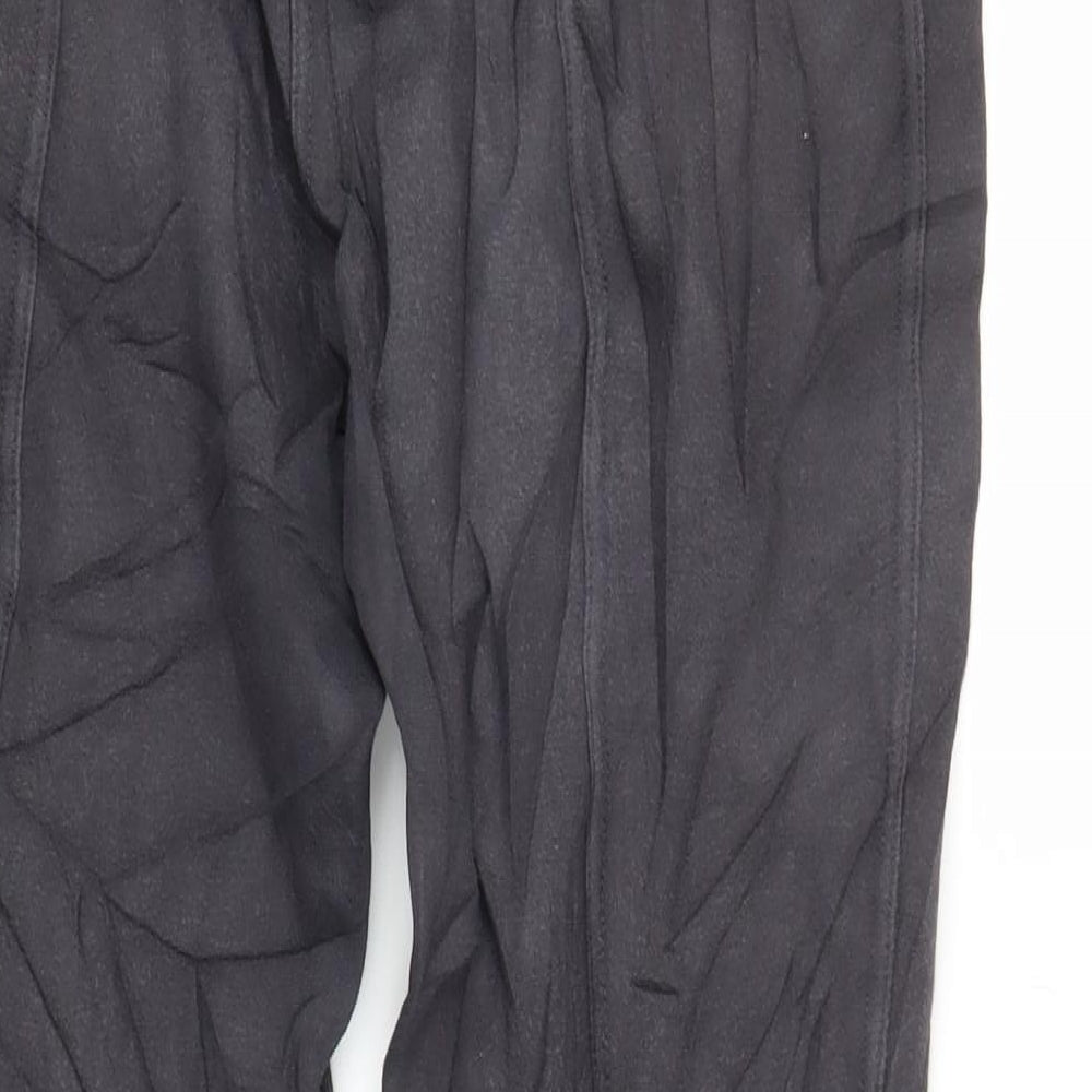 Saxon Womens Grey Carrot Trousers Size M L25 in