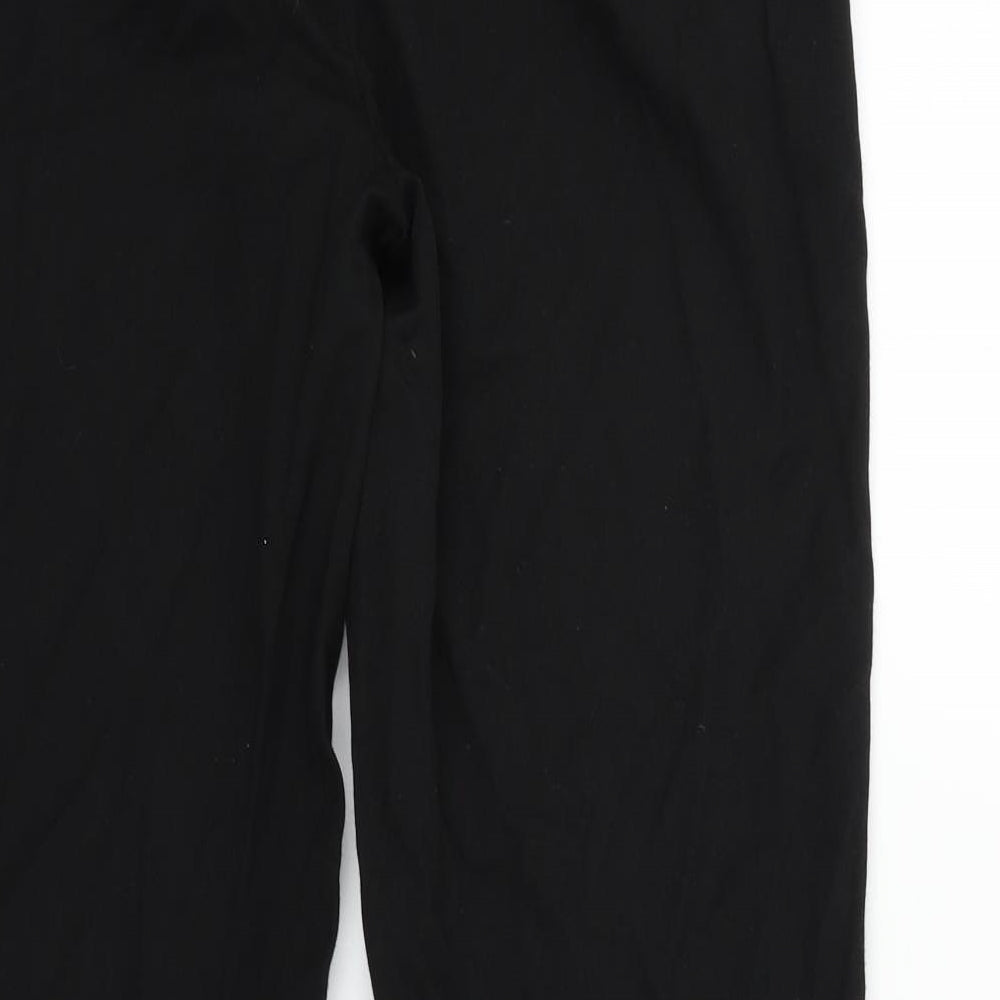 NEXT Womens Black Trousers Size 12 L28 in