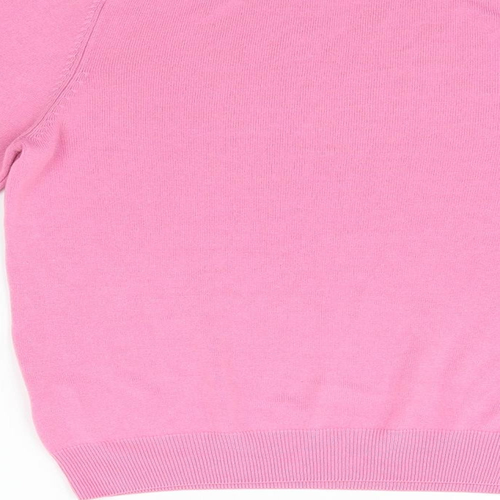Marks and Spencer Womens Pink Pullover Jumper Size 12