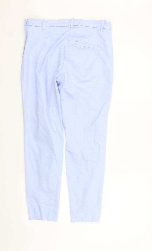 H&M Womens Blue Trousers Size 32 L26 in