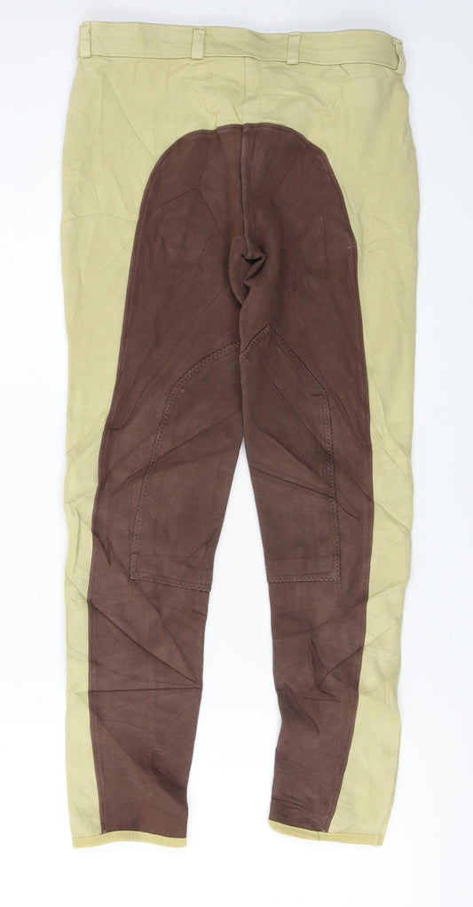 Preworn Womens Yellow Trousers Size M L23 in