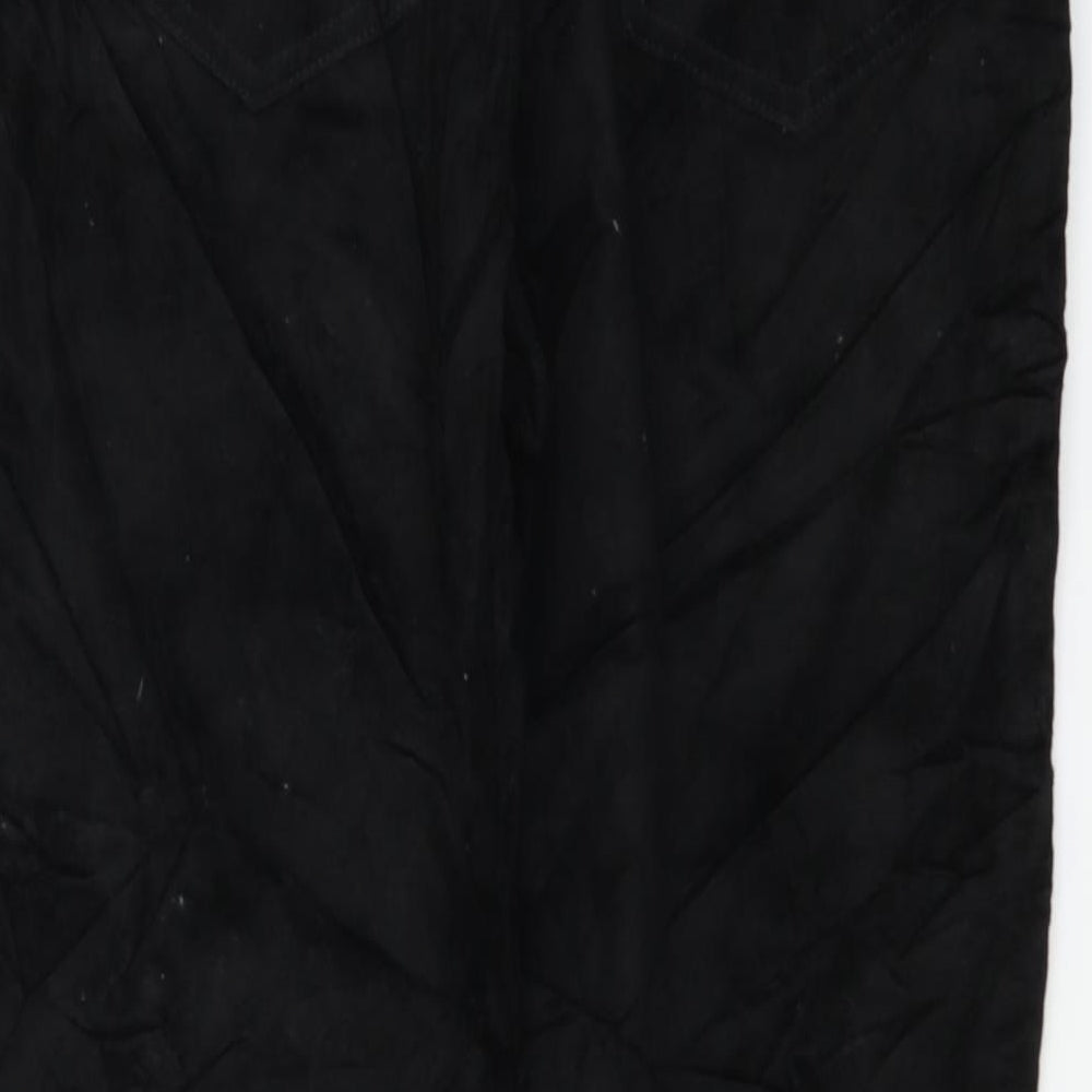 Preworn Womens Black Trousers Size 30 in L23 in