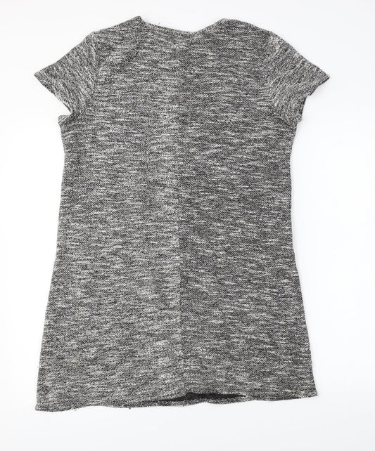 Miss Selfridge Womens Grey A-Line Size 12