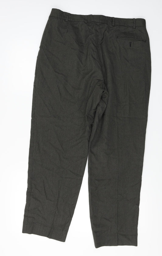 Preworn Womens Brown Trousers Size 34 in L24 in