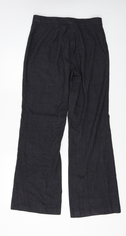 Marks and Spencer Womens Black Trousers Size 14 L26 in