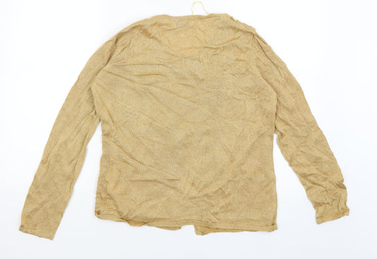 Damart Womens Gold Pullover Jumper Size 12