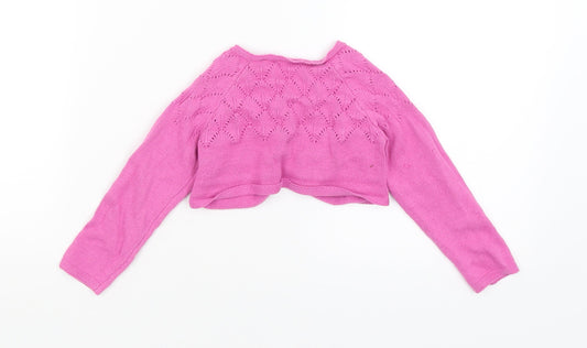 TU Baby Pink Cardigan Jumper Size 12-18 Months
