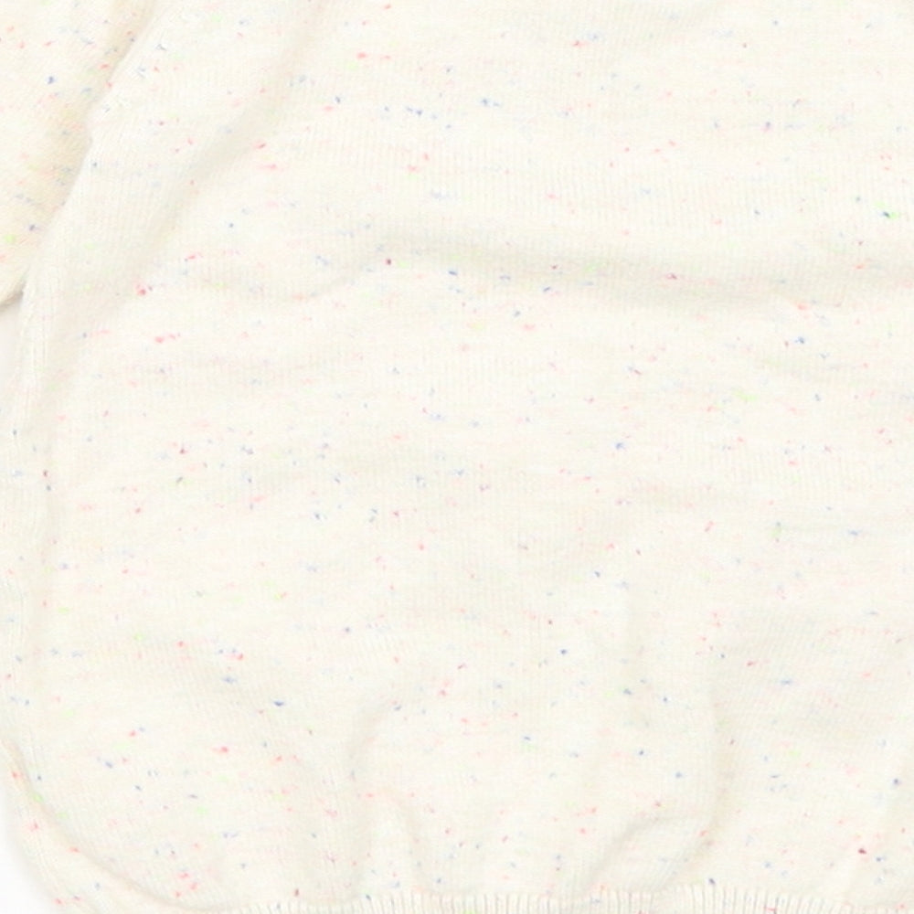 M&S Baby Ivory Pullover Jumper Size 0-3 Months - Deer