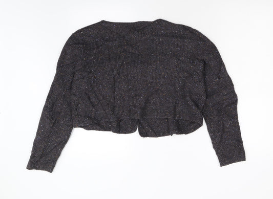Preworn Womens Gold Knit Cardigan Jumper Size M