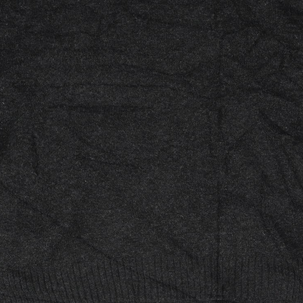 H&M Womens Black Knit Pullover Jumper Size M