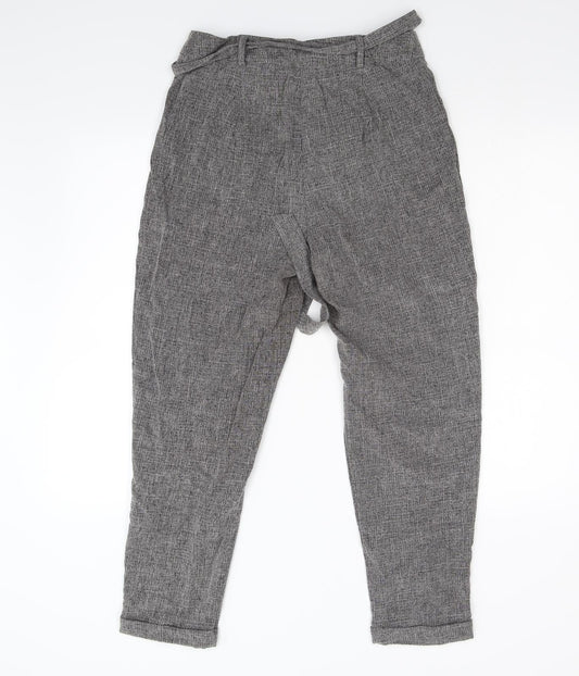 New Loo Womens Grey Chino Trousers Size 10 L25 in