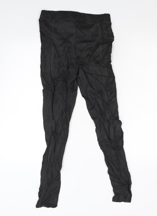 Indigo Womens Grey Jogger Leggings Size 8 L27 in