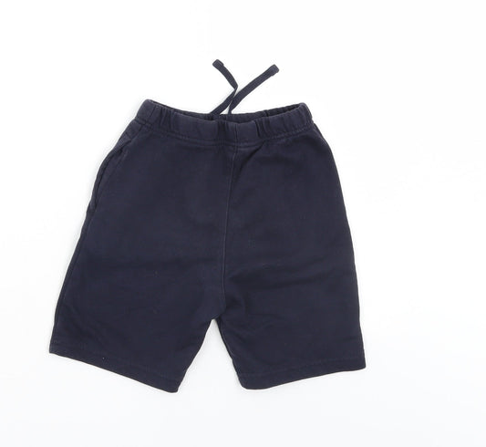 George Boys Blue Sweat Shorts Size 5-6 Years