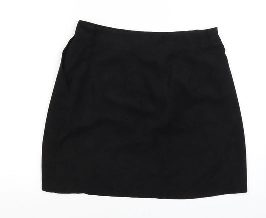 New Look Womens Black Straight & Pencil Skirt Size 10