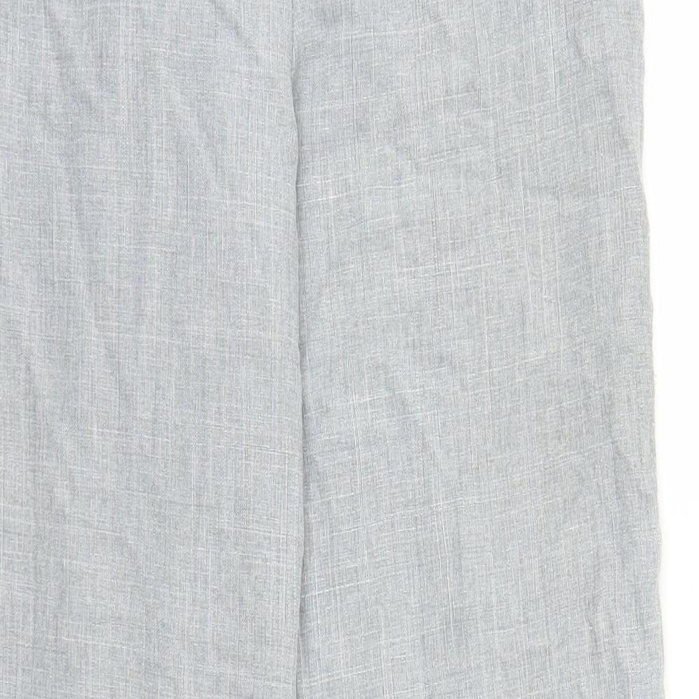Preworn Womens Grey Trousers Size 12 L22 in