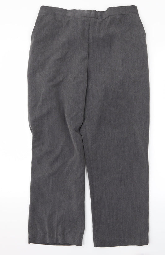 Preworn Womens Grey Trousers Size 30 L20 in