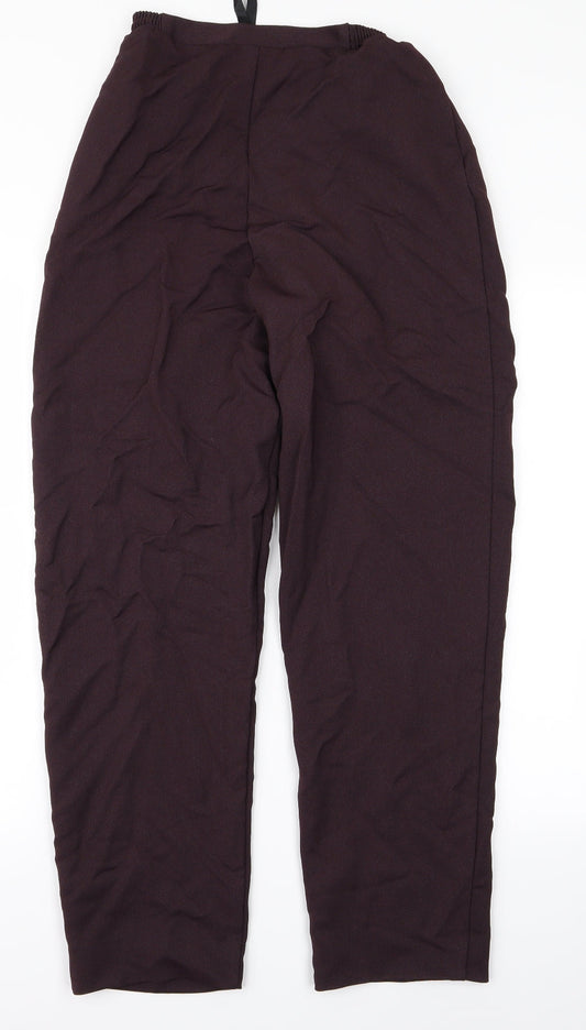 wl Womens Red Trousers Size 26 L25 in
