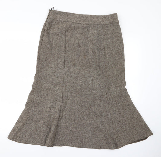 Mia Moda Womens Brown Straight & Pencil Set Size 36