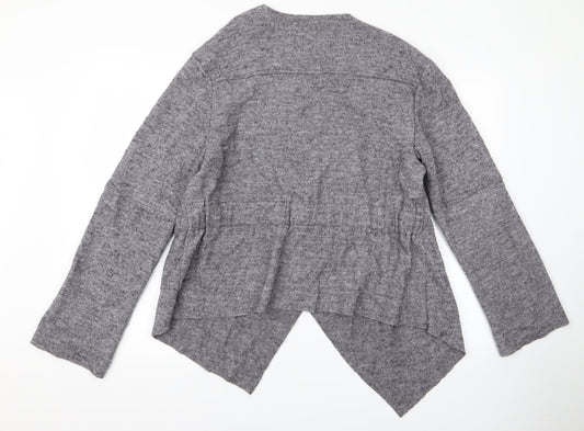 Preworn Womens Grey Cardigan Jumper Size 14