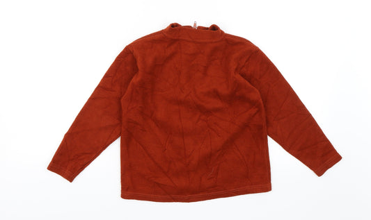 Maya Boys Orange Pullover Jumper Size 6 Years