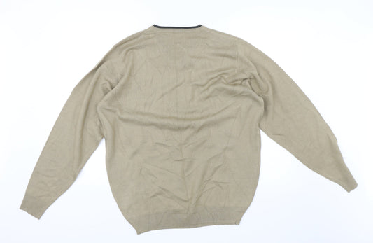 Harmer Mens Brown Pullover Jumper Size M