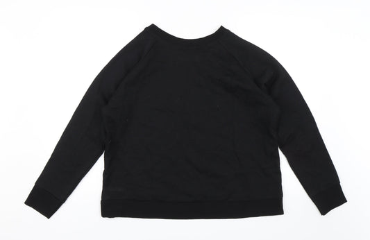 PRETTYLITTLETHING Womens Black Pullover Jumper Size L