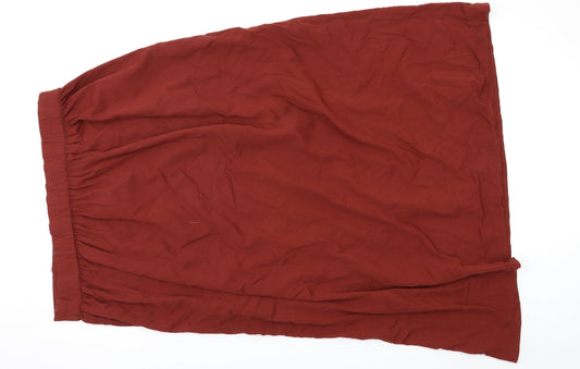 Atmoshere Womens Brown A-Line Skirt Size 14