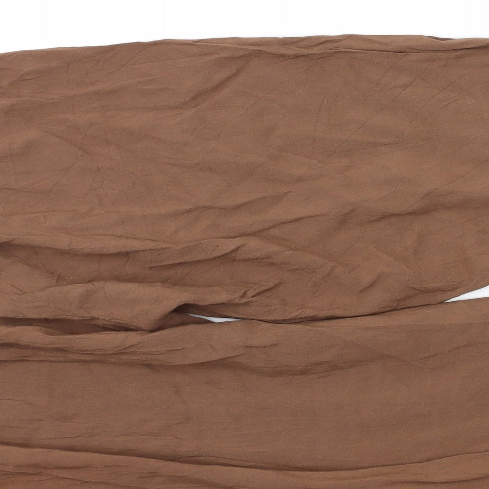 Preworn Womens Brown Trousers Size S L22 in