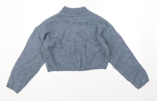 New Look Girls Blue Knit Shrug Jumper Size 12-13 Years